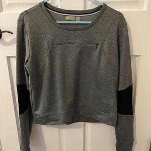 Zella All Day Mesh Long Sleeve Pullover | Size M